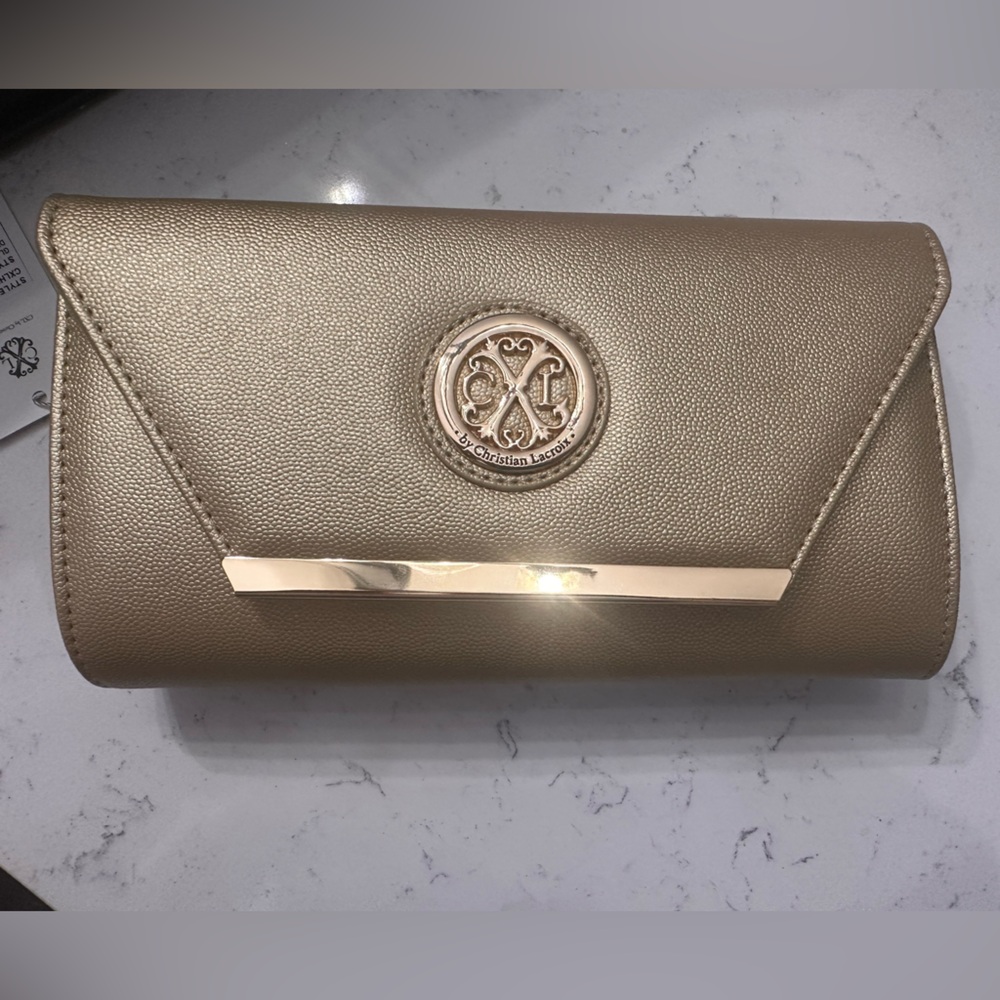 Christian Lacroix Gold Clutch